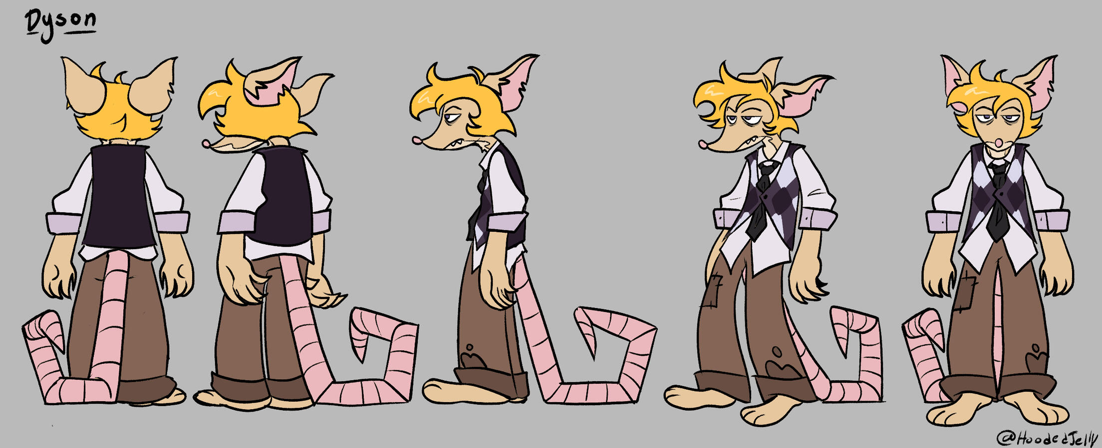 Dyson, Original character turn around